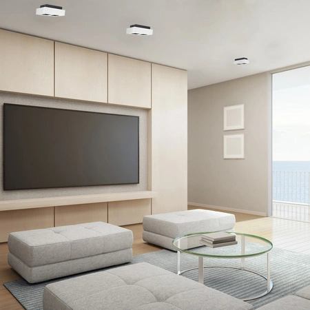 Svítidlo HALOGEN pro povrchovou montáž Pohyblivé 2x GU10 Obdélníkové bílé 85mm NEMO