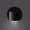 Schodišťové světlo LED 0,8W 15lm 3000K teplá bílá Round Black Erinus Kanlux