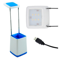 LED stolní lampa HELSINKI 4.2W 190lm 3000K modrá GOLDLUX (Polux)