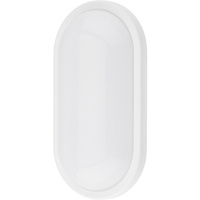 LED kanálové garážové světlo oválné 15W 4000K Neutrální bila IP54 bílé CABE ELWATT