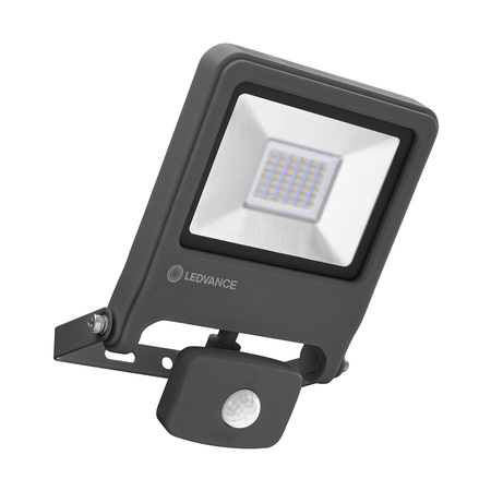 Reflektor LED 30W 2700lm 4000K IP44 šedý s pohybovým senzorem LEDVANCE světlomet Endura