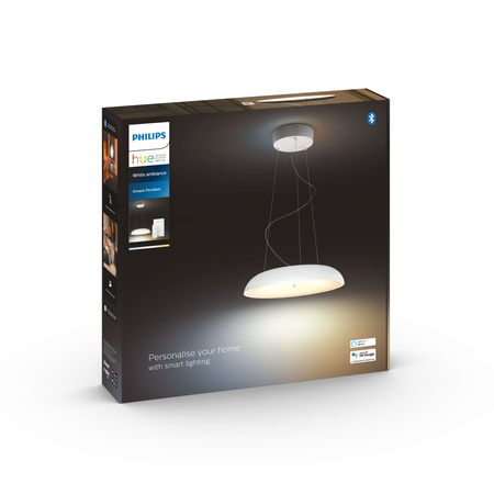 Závěsná lampa AMAZE White 25W CCT RGB PHILIPS HUE Bluetooth Zigbee + stmívač