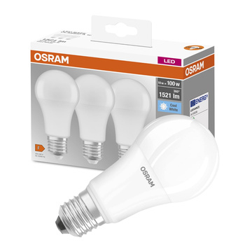 3x LED žárovka E27 A60 14W = 100W 1521lm 4000K Neutrální bila 360° OSRAM