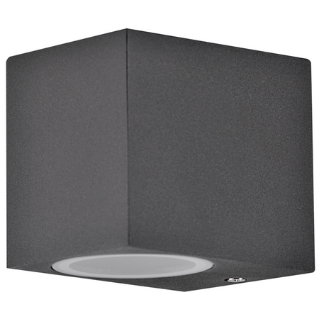 Venkovní zahradní nástěnné svítidlo s LED 1x GU10 BOSTON GOLDLUX (Polux) ALUMINIUM GRAY