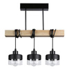 Stark Masterled 3x E27 černohnědá závěsná lampa
