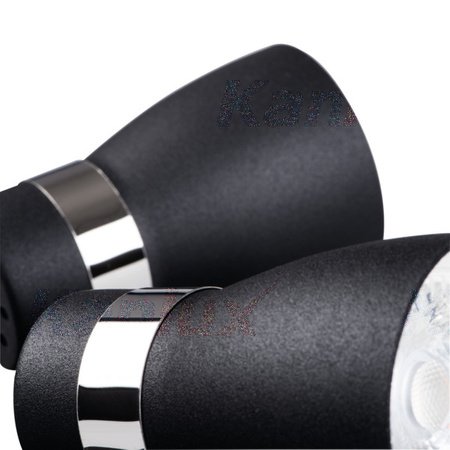 LED GU10 nastavitelné reflektorové stropní svítidlo černé Enali Kanlux