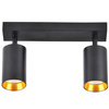 Pásové svítidlo Stropní a nástěnné LED svítidlo 2 x GU10 MARIBEL Black GOLDLUX (Polux)