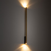Nástěnné svítidlo na povrch 2x G9 Gold Modern LASER WALL XL 10828 Nowodvorski