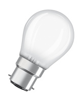 LED žárovka P45 B22d 4,8W = 40W 470lm 2700K Teplá bílá FILAMENTNÍ STMÍVATELNÁ LEDVANCE
