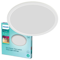 LED stropní svítidlo SUPERSLIM 15W 2700K 25cm IP44 stmívatelné bílé PHILIPS