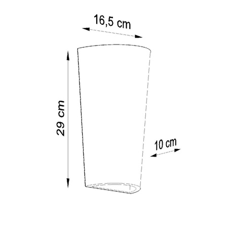 Nástěnné svítidlo LED LANA E27 Keramická bílá SOLLUX
