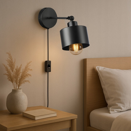 Spot E27 Movable Black Elza Masterled nástěnné svítidlo Reflektor Nástěnné svítidlo