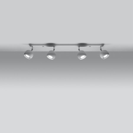 Svítidlo pro povrchovou montáž OCULARE 4L 4xGU10 Reflektor halogenový pohyblivý Minimalistický bílý SOLLUX
