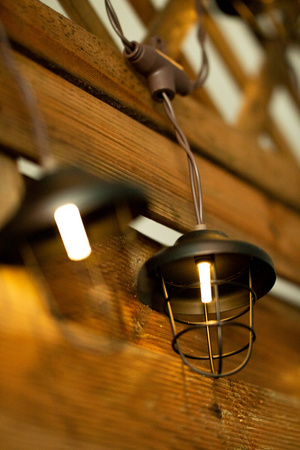 SOLAR GIRLAND 10x kovová lucerna 4.5m zahradní dekorativní 3000K Teplá bílá