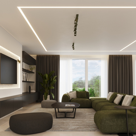 Plafond Tuba Spot stropní svítidlo 3x GU10 Olive Ring Bittersweet Shimmer SL.1503 Sollux