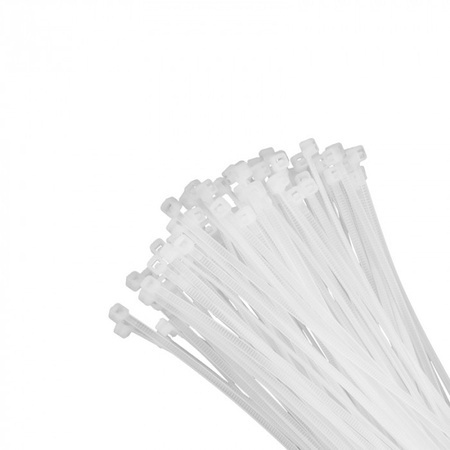 Stahovací pásky 3,6x200 mm bílé PREMIUM TRIPP-36200W .MORE 100 ks.