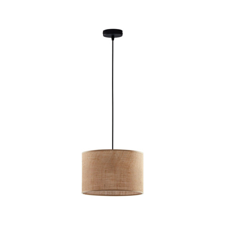 JUTA Závěsné stropní svítidlo černo-hnědé ekologické E27 6580 TK Lighting