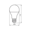 LED žárovka E27 A60 9W = 60W 806lm 2700-6500K CCT RGB Stmívatelná Kanlux