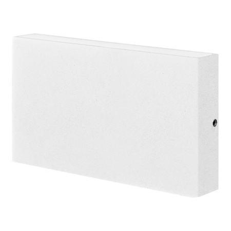 LED zahradní nástěnné svítidlo bílé nahoře nebo dole 5.5W 450lm IP44 RECTANGLE CHICAGO GOLDLUX (Polux)