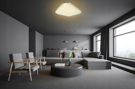 PLAFON LED stropní svítidlo Square PARYS 36W 3000K-6500K 53cm + dálkový ovladač