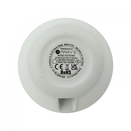 Dětské LED noční světlo 1,6W 3000K Warm USB dobíjecí 900mAh bílé MARY'S DUCkie