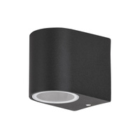 Zahradní lampa LED nástěnná lampa CHILE GU10 IP44 Down Black RABALUX