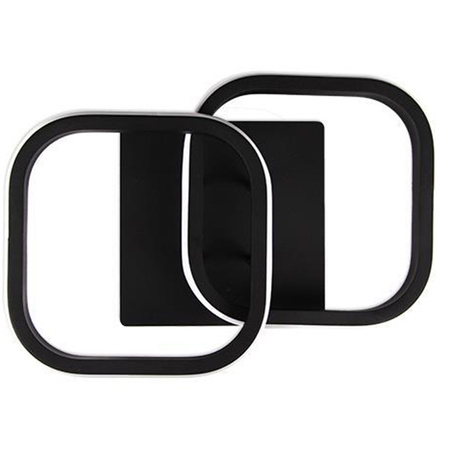 LED lustrové stropní svítidlo 16W NEBULA GEMINI Black