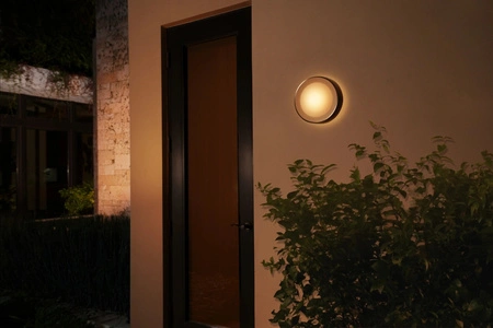 Venkovní kulatá nástěnná lampa Philips HUE Daylo Lantern 17465/47/P7