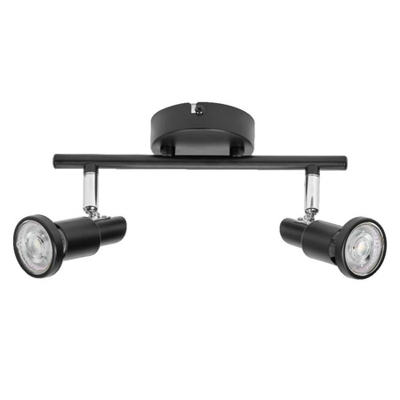 LED stropní nástěnné svítidlo Nástěnné svítidlo pro povrchovou montáž 6,8 W 460lm 3000K Warm Dimmable Black LED Spot Ledvance