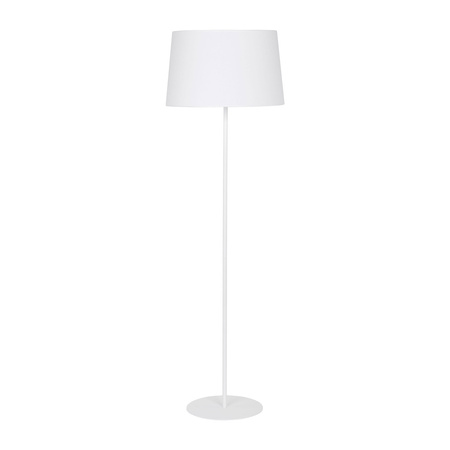 MAJA WHITE Stojací stojací lampa Stínidlo bílé klasické E27 2919 TK Lighting