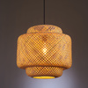 Stropní závěsné svítidlo E27 Beige BAMBOO NATURAL Sanico Goldlux