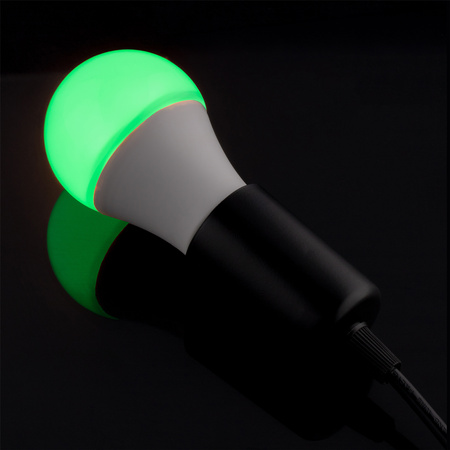 3x LED žárovka E27 A60 9W = 60W 806lm 6500K + RGB Multicolour 260° stmívatelná Pilot LUMILED