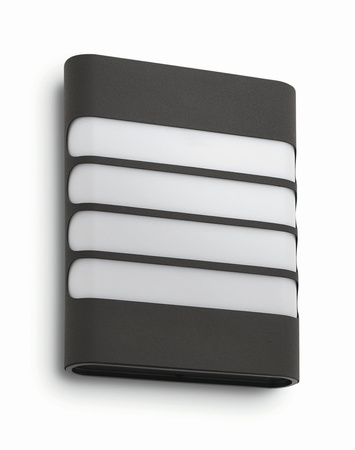 Zahradní lampa LED nástěnná lampa RACCOON myGarden 3W 2700K IP44 Antracit PHILIPS