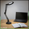 Stolní lampa LED 8W CCT Kreslící stolní lampa 3x zvětšovací sklo LUCA 2 Black LUMILED