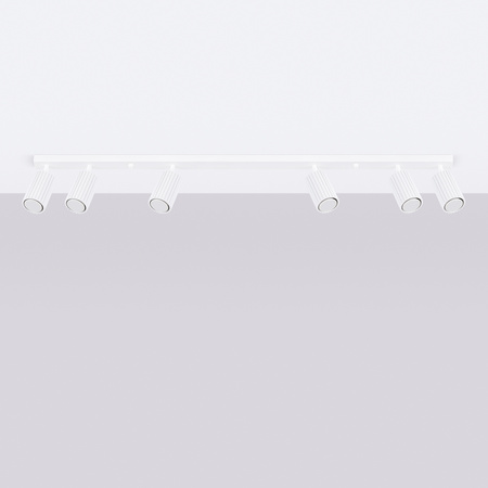 Bodové stropní svítidlo Tuba 6x GU10 White Carbon Deep Space SL.1547 Sollux