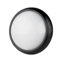 Stropní svítidlo LED Plafond 12W 6400K 840lm IP54 kulaté černé VT-8015 V-TAC
