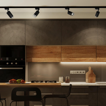 Paris POLUX GU10 černá pro přípojnice