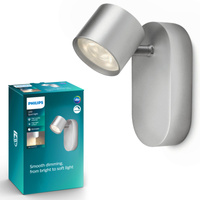 Stropní svítidlo LED STAR 4,5 W 2700K Stmívatelný reflektor Pohyblivé svítidlo Hliník PHILIPS