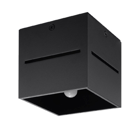 Svítidlo pro povrchovou montáž LOBO G9 Cube Black SOLLUX