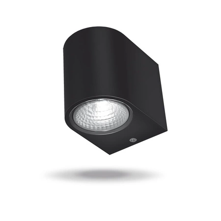 Zahradní nástěnná lampa Venkovní LED fasádní lampa 3W 270lm 2700k Warm Black PELLE Videx