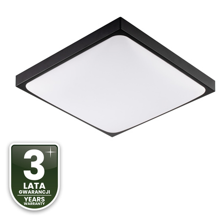 LED stropní plafon 2x E27 DUALIO Square IP44 30cm LUMILED