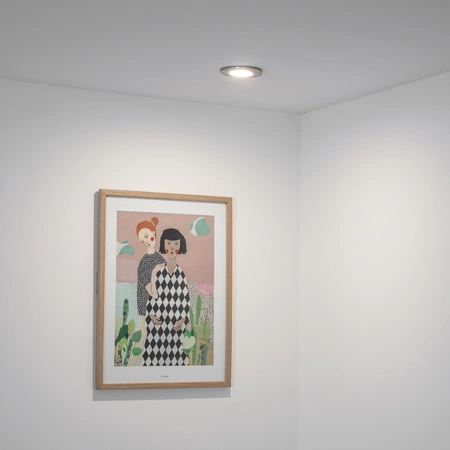 Halogenová Osvětlení Podhledová Koupelnová Hermetická GU10, IP44 Stálá Satén AQUS LUMILED