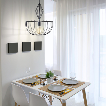 Závěsné stropní svítidlo E27 Black Jasmina Sanico Goldlux