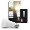 LED žárovka E27 A60 9,5W = 75W 1100lm 2700K teplá bílá SMART Smart Bluetooth ZigBee White Philips HUE