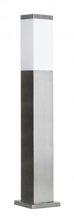 Venkovní stojací zahradní lampa POST Inox Square SS802-65 E27 65cm Su-Ma