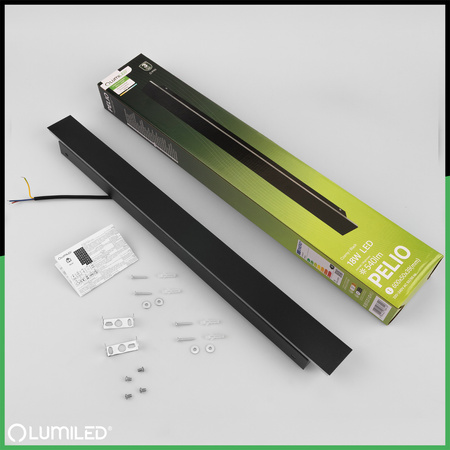 Zahradní nástěnná lampa 20W, 4000K IP65 PELIO LUMILED