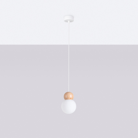 PEKKA 1 G9 White Wood Skandinávské stropní závěsné svítidlo SOLLUX