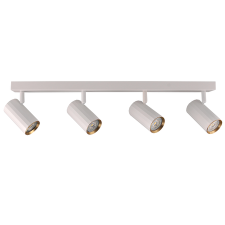 Nástěnné a stropní bodové svítidlo 4x GU10 White Gold NICEA Sanico Goldlux
