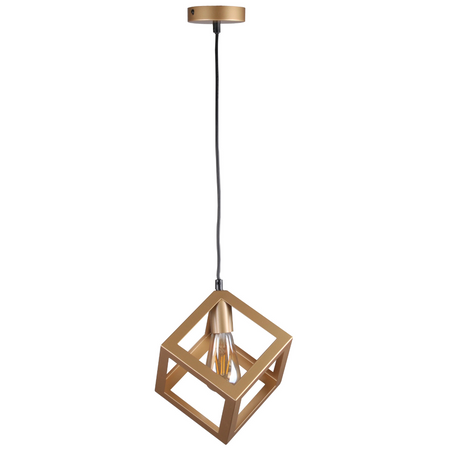 Stropní závěsné svítidlo Dekorativní závěs E27 Zlatá Švédsko Sanico Goldlux