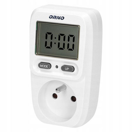 Wattmetr s LCD displejem Měřič spotřeby energie do zásuvky ORNO